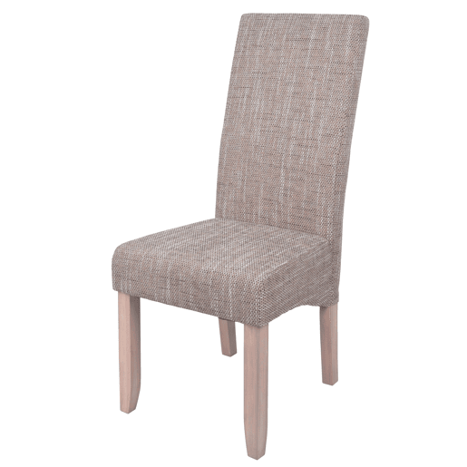 Pacote com 4 cadeiras para sala de estar e jantar estilo contemporâneo, estofadas na cor areia, 108x47x62 cm Pacote com 4 cadeiras para sala de estar e jantar estilo contemporâneo, estofadas na cor areia, 108x47x62 cm