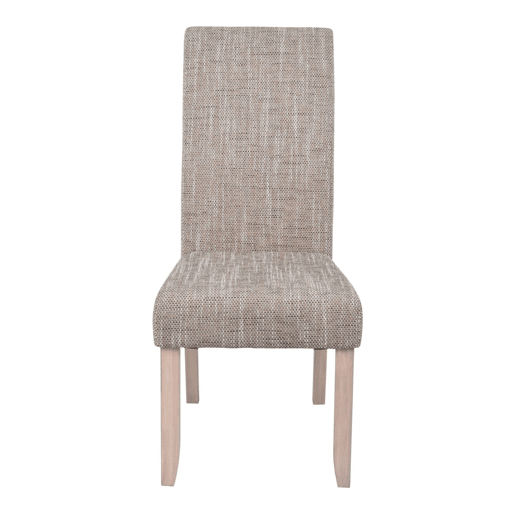 Pacote com 4 cadeiras para sala de estar e jantar estilo contemporâneo, estofadas na cor areia, 108x47x62 cm Pacote com 4 cadeiras para sala de estar e jantar estilo contemporâneo, estofadas na cor areia, 108x47x62 cm