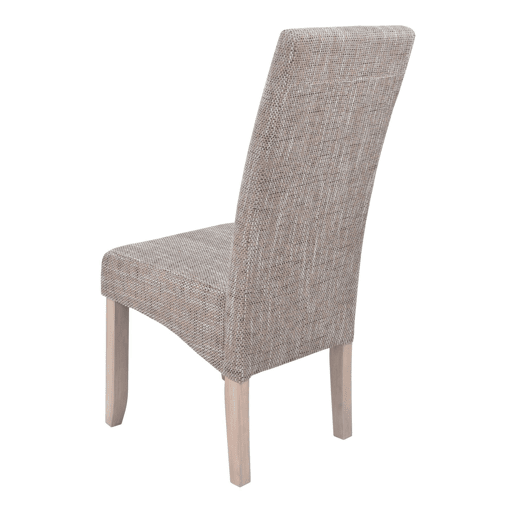 Pacote com 4 cadeiras para sala de estar e jantar estilo contemporâneo, estofadas na cor areia, 108x47x62 cm Pacote com 4 cadeiras para sala de estar e jantar estilo contemporâneo, estofadas na cor areia, 108x47x62 cm