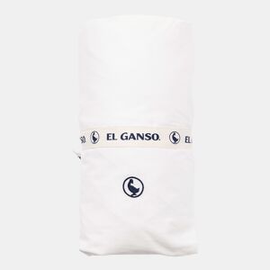 Lençol justo (200x200+aba 30cm) 100% Algodão 180TC cor branca logótipo bordado El Ganso