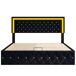 Cama con almacenamiento 200x180 Cama con almacenamiento 200x180 Negro