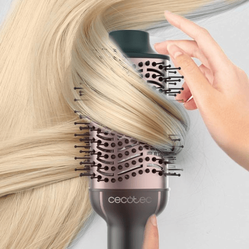 Cecotec Escova secadora volumizadora com revestimento cerâmico, 1200W de potência, 2 velocidades e 3 temperaturas.