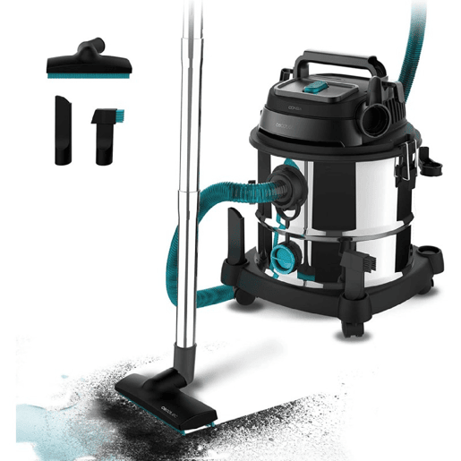 Cecotec Aspirador para sólidos e líquidos de metal que permite uma maior durabilidade e resistência com capacidade de 20 l e 1400 W de potência para resultados perfeitos. Cecotec Aspirador para sólidos e líquidos de metal que permite uma maior durabilidade e resistência com capacidade de 20 l e 1400 W de potência para resultados perfeitos.