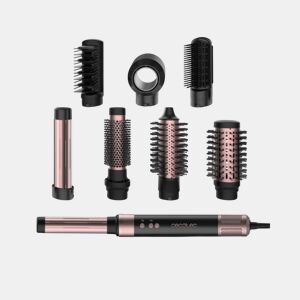 Escova de ar Bamba CeramicCare AirGlam Black Cecotec
