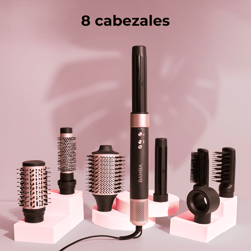 Escova de ar Bamba CeramicCare AirGlam Black Cecotec Escova de ar Bamba CeramicCare AirGlam Black Cecotec