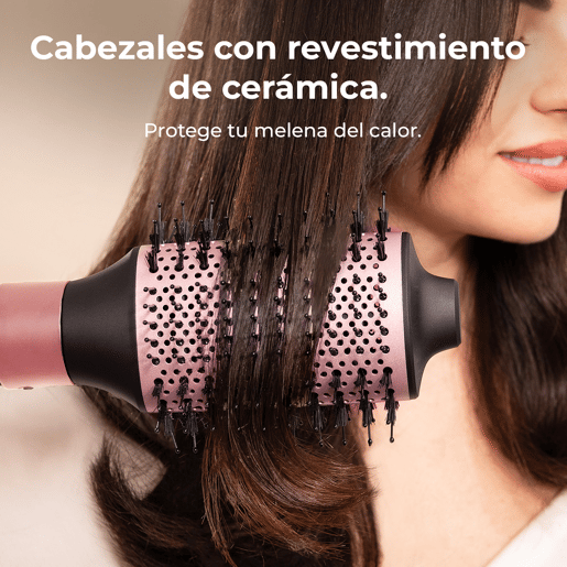 Escova de ar Bamba CeramicCare AirGlam Black Cecotec Escova de ar Bamba CeramicCare AirGlam Black Cecotec