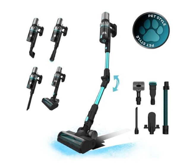 Cecotec aspirador vertical bldc conga rockstar 2500 thunder pet f