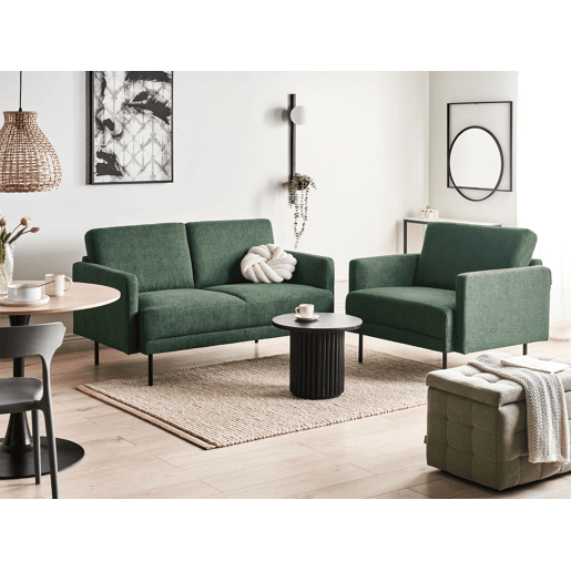 Poltrona BREDA Tecido Verde escuro Poltrona BREDA Tecido Verde escuro