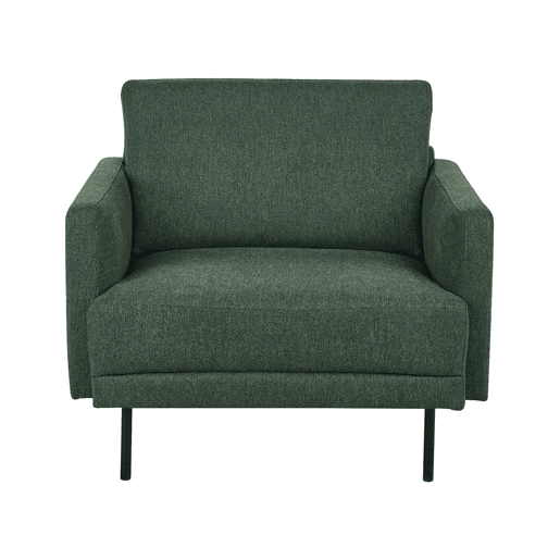 Poltrona BREDA Tecido Verde escuro Poltrona BREDA Tecido Verde escuro