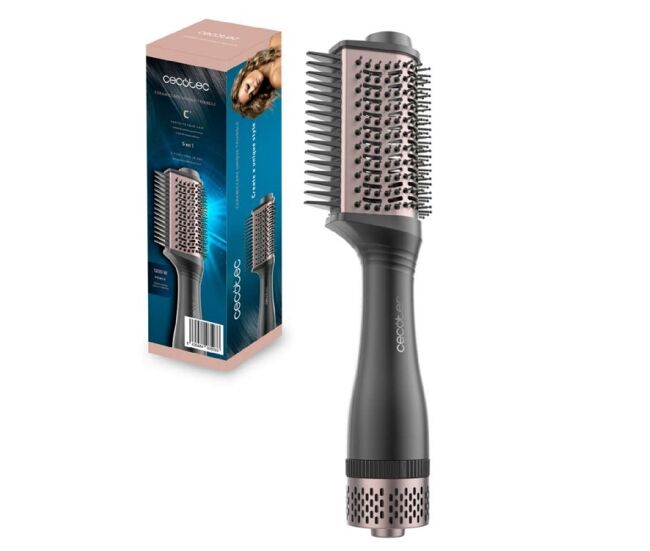 Cecotec cepillo de aire triangular ceramiccare unique triangle. 1200w, cabezal cerámico, 5 funciones, cable 360o