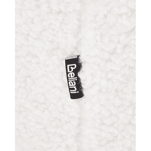 Poltrona de Baloiço KINNO Bouclé Branco creme