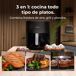 Freidora de aire Cecofry&Grill Duoheat 6500 Cecotec 2200W 65L 3 Freidora de aire Cecofry&Grill Duoheat 6500 Cecotec 2200W 65L 3 Negro