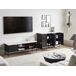 Beliani Mueble TV GLASTONBURY 140 Beliani Mueble TV GLASTONBURY 140 Blanco/ Negro