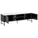 Beliani Mueble TV GLASTONBURY 140 Beliani Mueble TV GLASTONBURY 140 Blanco/ Negro