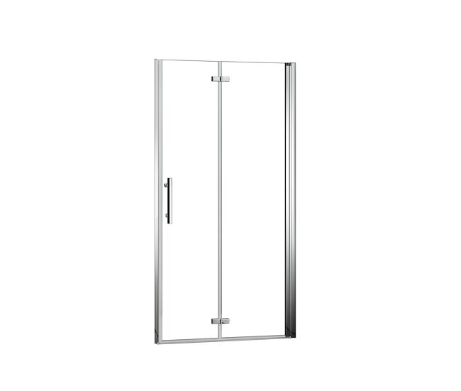 Aica mampara de ducha frontal plegable vidrio 6mm con tratamiento antical,(786-816)x1850mm