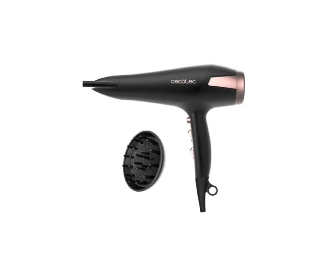 Cecotec secador de pelo bamba ionicare elegance. 2400w con motor ac, tecnología de iones y gran caudal de aire