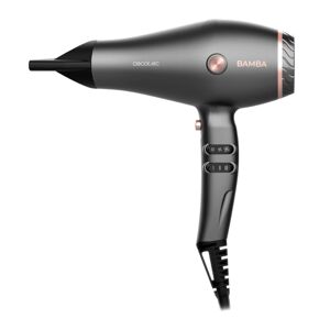Cecotec Secador de cabelo AC com 2600 W, tecnologia de iões, 2 bicos e um difusor