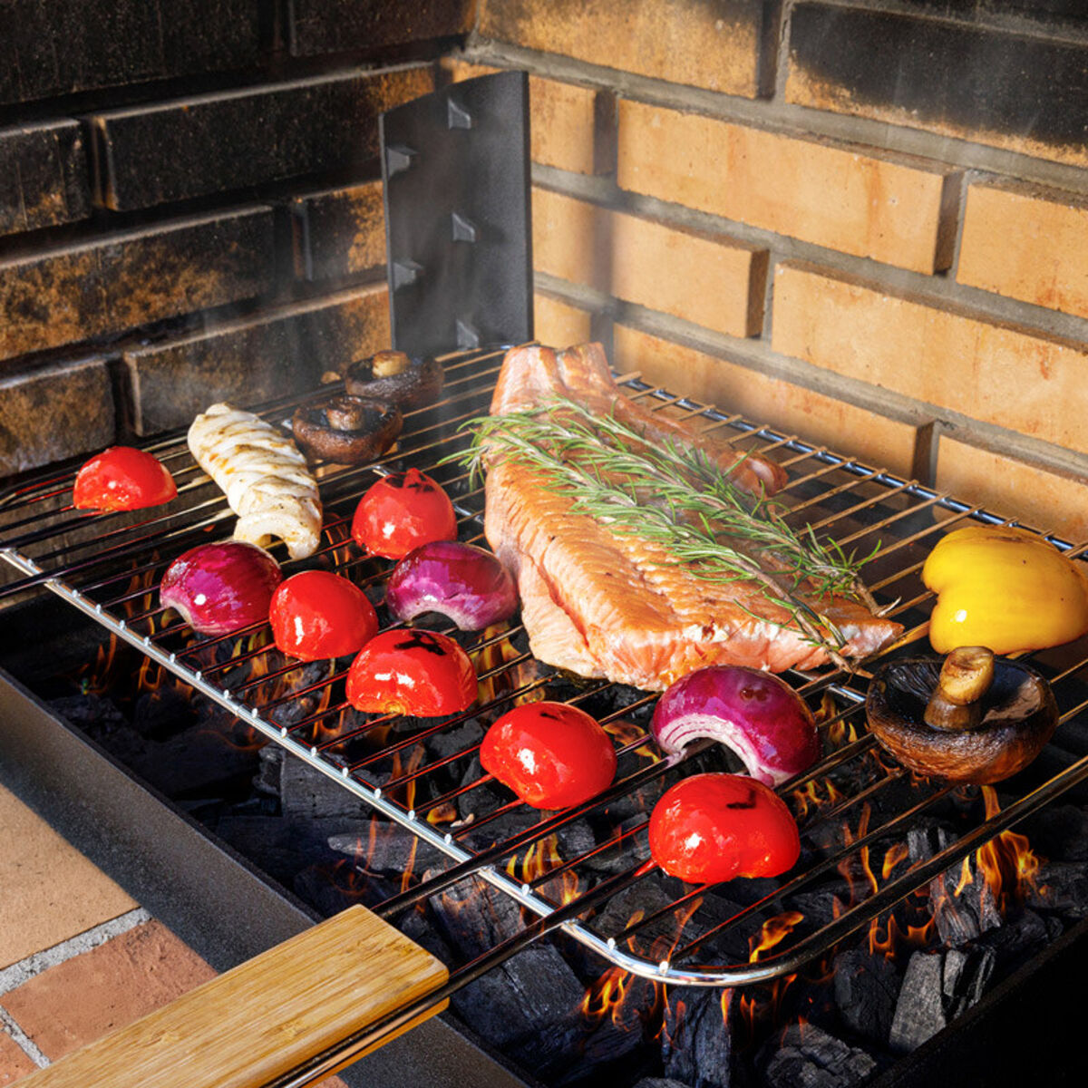 Barbacoa de carbón, ajustable, Grilloir 2