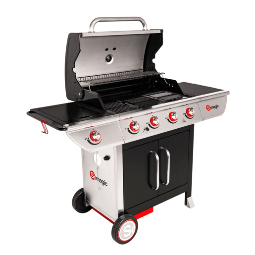 Barbecue a gás MANHATTAN 450GPI 4 queimadores + fogão de 14kW