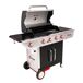 Barbacoa de gas MANHATTAN 450GPI 4 quemadores Barbacoa de gas MANHATTAN 450GPI 4 quemadores Negro