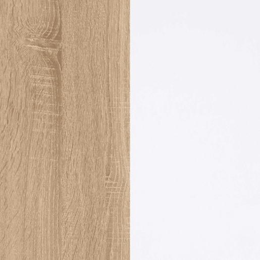 Mesa de jantar Nolix Artik White (Branco mate) - Carvalho canadiano 31 x 78 x 77 cm