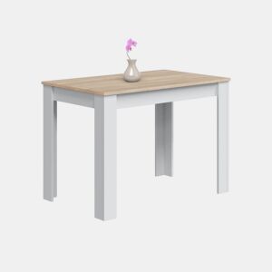 Mesa de jantar Dina Artik White (Branco mate) - Carvalho canadiano 109 x 78 x 67 cm