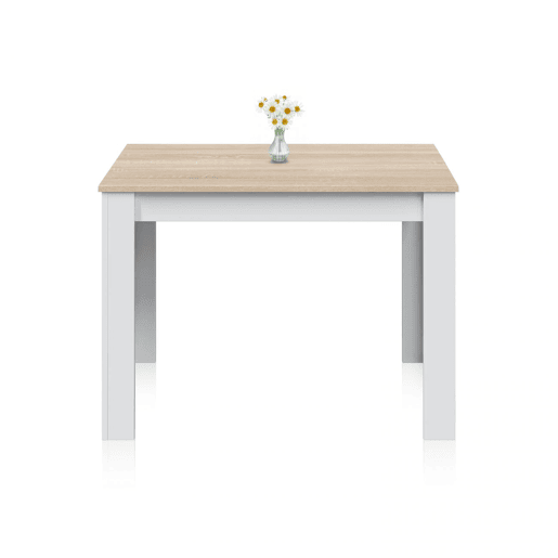 Mesa de jantar Dina Artik White (Branco mate) - Carvalho canadiano 109 x 78 x 67 cm