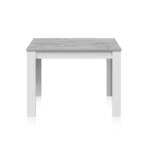 Mesa de jantar Dina Branco Artik (Branco mate) - Cinzento Cimento 109 x 78 x 67 cm