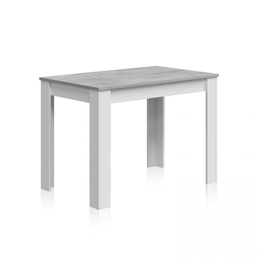 Mesa de jantar Dina Branco Artik (Branco mate) - Cinzento Cimento 109 x 78 x 67 cm