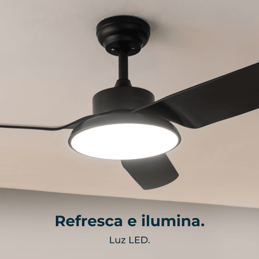 Ventoinhas de teto EnergySilence Aero 5200 Light Black
