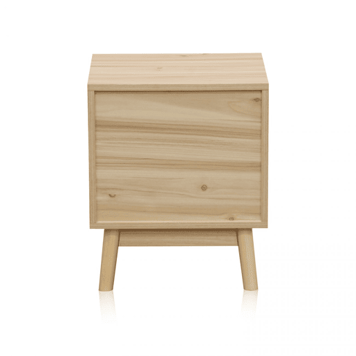Mesa de cabeceira Debra Pino - Rattan 40 x 48 x 39 cm