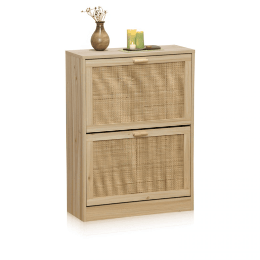 Sapateiro Pino - Rattan 60 x 82 x 24 cm