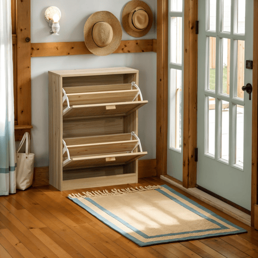 Sapateiro Pino - Rattan 60 x 82 x 24 cm