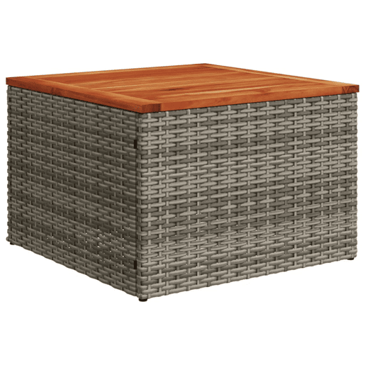 vidaXL 7 pcs conjunto sofás p jardim c almofadões vime PE cinzento vidaXL 7 pcs conjunto sofás p jardim c almofadões vime PE cinzento