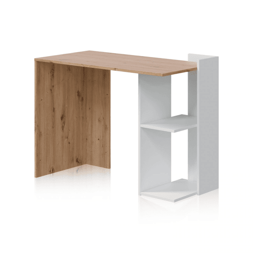 Mesa de escrita Dess Artik Branco (Branco mate) - Carvalho Nodi 100 x 73 x 50 cm