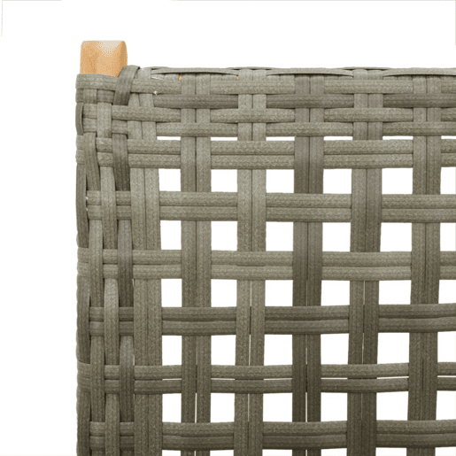 vidaXL Cadeiras de jardim 2 pcs madeira acácia maciça e vime PE cinza vidaXL Cadeiras de jardim 2 pcs madeira acácia maciça e vime PE cinza
