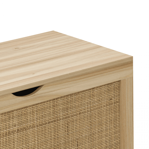 Bota de fabrico Pino - Rattan 80 x 40 x 40 cm Bota de fabrico Pino - Rattan 80 x 40 x 40 cm