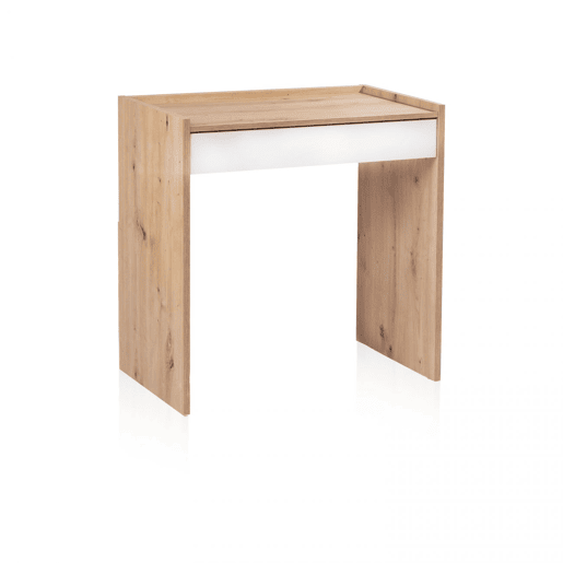 Secretária Dess com gaveta Artik Branco (Branco mate) - Carvalho Nodi 81,5 x 77 x 40 cm