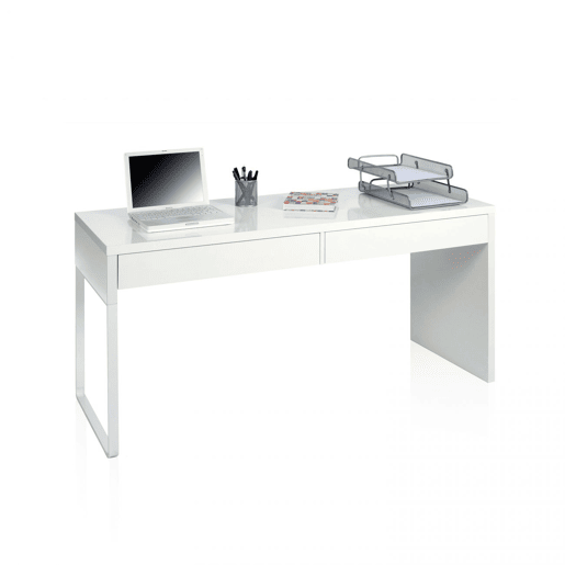 Mesa de escrita Roxy Artik White (Branco mate) 138 x 75 x 50 cm