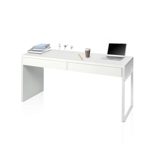 Mesa de escrita Roxy Artik White (Branco mate) 138 x 75 x 50 cm