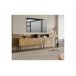 Mueble de TV extensible moderno con efecto mármol Mueble de TV extensible moderno con efecto mármol Roble Artisan