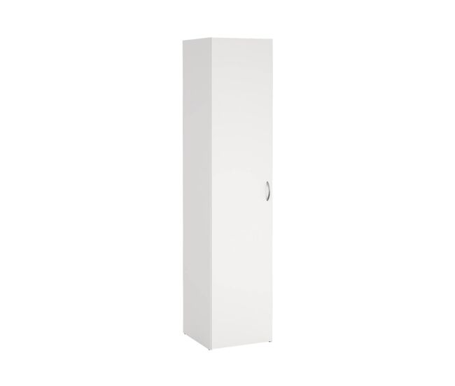 Armario duero con 1 puerta en color blanco 39,4x41,5x175,4cm