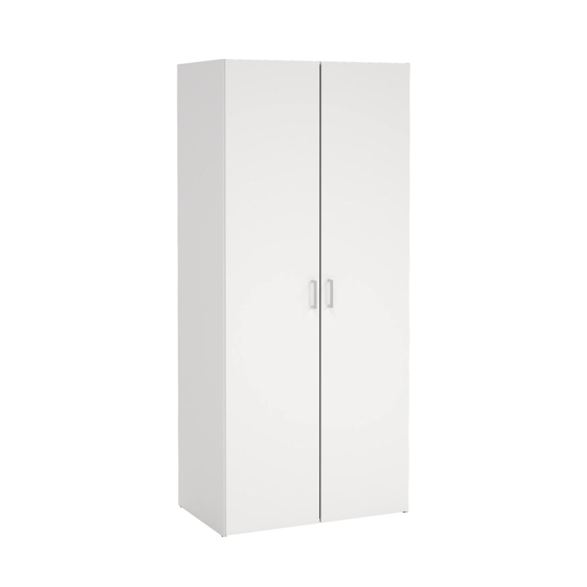 Armario duero con 2 puertas en color blanco 77,6x49,5x175,4cm