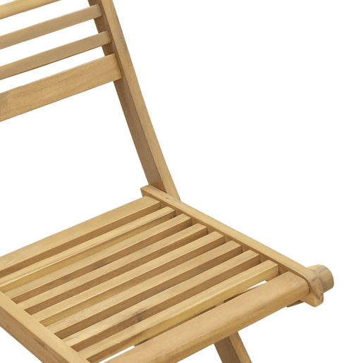 vidaXL Cadeiras de jardim dobráveis 6 pcs 48,5x61,5x87cm acácia maciça