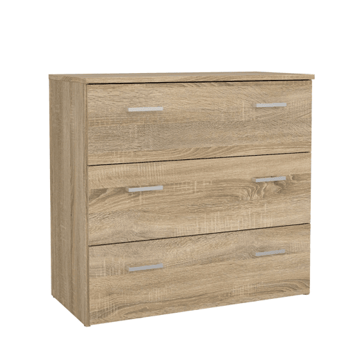 Cômoda Duero WellHome com 3 gavetas Cômoda Duero WellHome com 3 gavetas