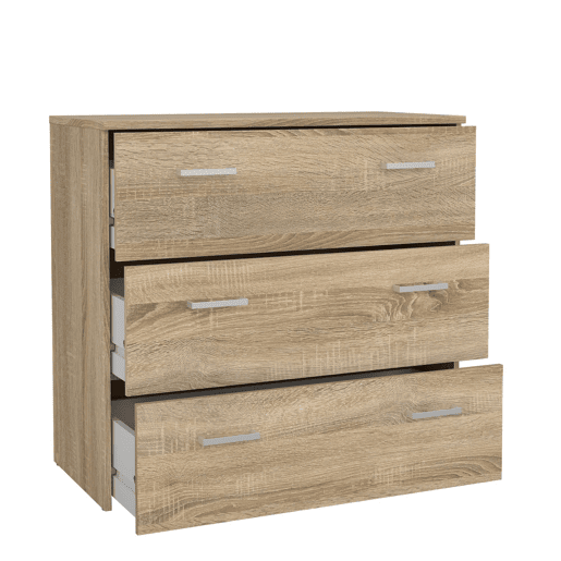Cômoda Duero WellHome com 3 gavetas Cômoda Duero WellHome com 3 gavetas