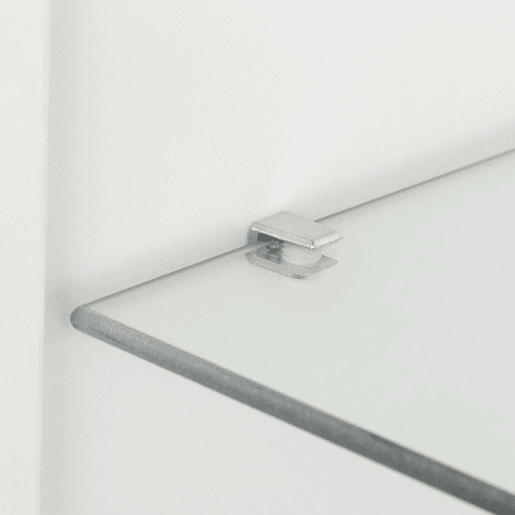 Armário expositor com porta e LED - Altura 180cm - Branco