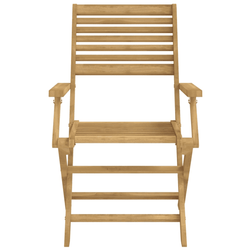 vidaXL Cadeiras jardim dobráveis 2 pcs 54,5x61,5x86,5 cm acácia maciça