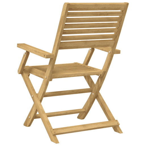 vidaXL Cadeiras jardim dobráveis 2 pcs 54,5x61,5x86,5 cm acácia maciça