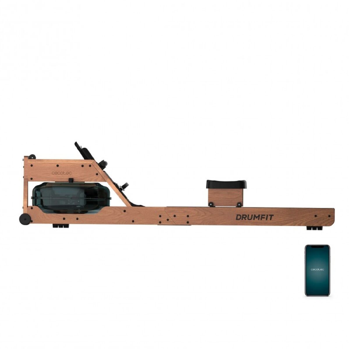 Cecotec remos de agua drumfit rower 20000 neptuno wood cecotec